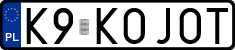 License plates of Poland, Vanity Plates