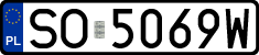 License plates of Poland, Regular car plates