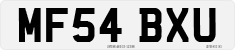 License plate of the United Kingdom, 2001 year system