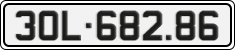 License plate of Vietnam, Cars