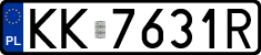 License plates of Poland, Regular car plates