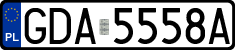 License plates of Poland, Regular car plates