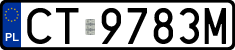 License plates of Poland, Regular car plates