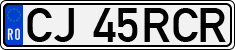 License plate of Romania, Regular plates