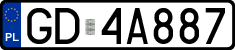 License plates of Poland, Regular car plates