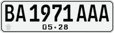 License plate of Indonesia, Regular plates