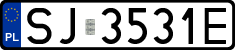 License plates of Poland, Regular car plates