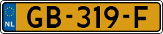 License plate of the Netherlands, Cars