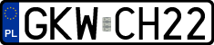 License plates of Poland, Regular car plates