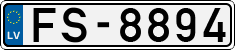License plate of Latvia, Regular car plates