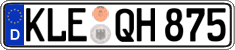 German license plate, Regular plates