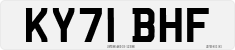License plate of the United Kingdom, 2001 year system
