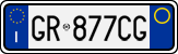 License plate of Italy, Cars (1994 year series)