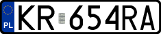 License plates of Poland, Regular car plates