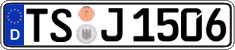 German license plate, Regular plates