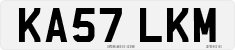 License plate of the United Kingdom, 2001 year system