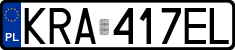 License plates of Poland, Regular car plates