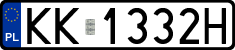 License plates of Poland, Regular car plates