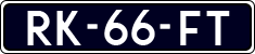 License plate of the Netherlands, Cars