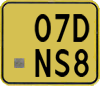 License plate of the Netherlands, Mopeds