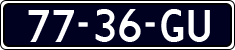 License plate of the Netherlands, Cars