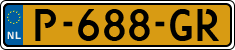 License plate of the Netherlands, Cars