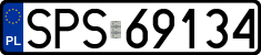 License plates of Poland, Regular car plates
