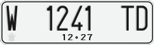 License plate of Indonesia, Regular plates