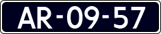 License plate of the Netherlands, Imported oldtimers (cars)