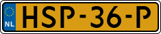 License plate of the Netherlands, Cars