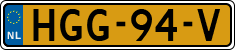 License plate of the Netherlands, Cars