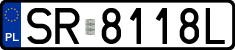 License plates of Poland, Regular car plates