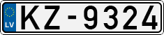 License plate of Latvia, Regular car plates
