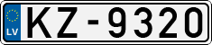 License plate of Latvia, Regular car plates