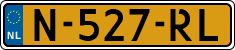License plate of the Netherlands, Cars