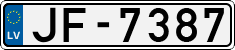 License plate of Latvia, Regular car plates