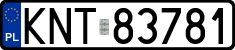 License plates of Poland, Regular car plates