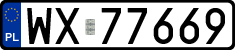 License plates of Poland, Regular car plates