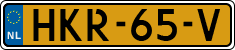 License plate of the Netherlands, Cars