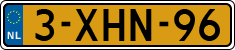 License plate of the Netherlands, Cars