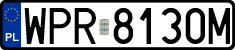 License plates of Poland, Regular car plates