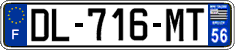 French license plate, SIV (ordinary)
