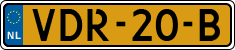 License plate of the Netherlands, Light Commercial Vehicles (1994 system)