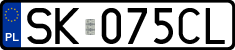 License plates of Poland, Regular car plates