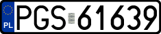 License plates of Poland, Regular car plates