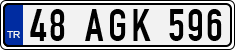 License plate of Turkey, Regular plates