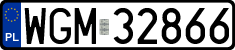 License plates of Poland, Regular car plates