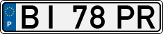 License plate of Portugal, Regular plates