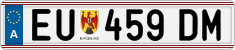 License plate of Austria, Regular plates