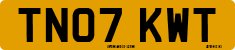 License plate of the United Kingdom, 2001 year system